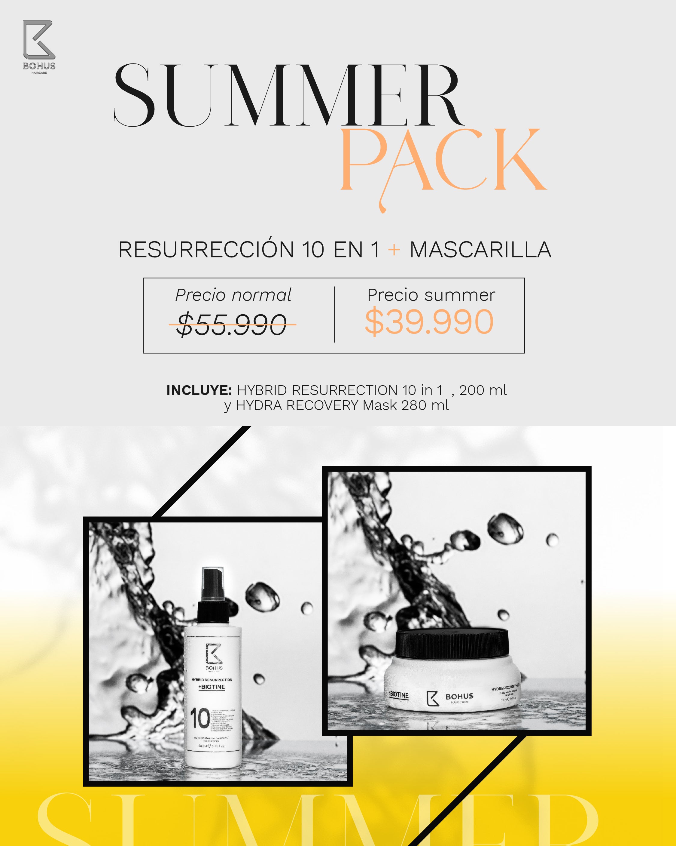 SUMMER PACK RESURRECCIÓN 10 EN 1 + MÁSCARILLA